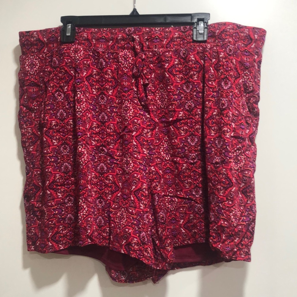 Torrid Red High Waist Shorts Vibrant and Comfortable